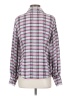 Riley & Rae 100% Polyester Plaid Pink Long Sleeve Blouse Size S - photo 2