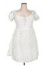 Arula 100% Polyester White Cocktail Dress Size XL - photo 1