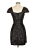 BCBGeneration Metallic Black Cocktail Dress Size 4 - photo 2