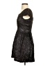 BCBGeneration Metallic Black Cocktail Dress Size 4 - photo 5
