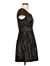 BCBGeneration Metallic Black Cocktail Dress Size 4 - photo 4