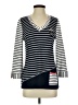 Dolcezza Blue 3/4 Sleeve Top Size XS - photo 1