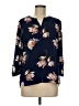 Daniel Rainn 100% Polyester Blue 3/4 Sleeve Blouse Size M (petite) - photo 1