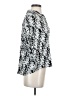 En Creme 100% Rayon Print Silver 3/4 Sleeve Blouse Size S - photo 4