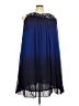 DressBarn 100% Polyester Blue Cocktail Dress Size 24 - photo 1