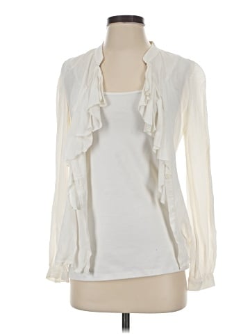 Eva Mendes by New York & Company Long Sleeve Blouse (view 1)