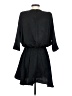 Zara 100% Polyester Solid Black Casual Dress Size XS - photo 2