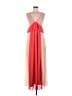ASOS 100% Polyester Color Block Red Cocktail Dress Size 8 - photo 1