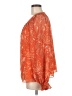 Aura 100% Polyester Orange Long Sleeve Blouse Size M - photo 5