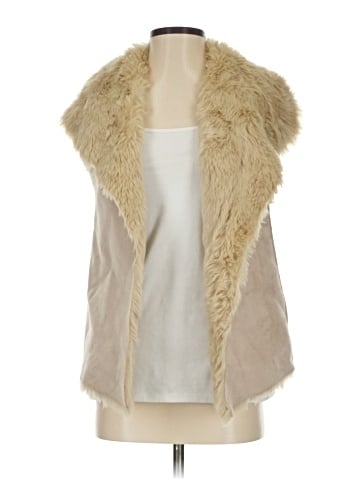 Ann Taylor LOFT Faux Fur Vest (view 1)