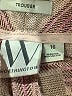 Worthington Plaid Pink Casual Pants Size 16 - photo 4