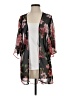 Heart Soul 100% Polyester Black Kimono Size S - photo 1