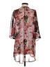 Heart Soul 100% Polyester Black Kimono Size S - photo 2