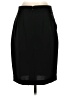DKNY 100% Polyester Solid Black Casual Skirt Size 2 - photo 2