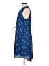 Apt. 9 Print Blue Casual Dress Size L - photo 5