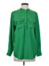 MICHAEL Michael Kors 100% Polyester Green Long Sleeve Blouse Size S - photo 1