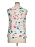 Rose & Thyme 100% Rayon Floral Ivory Sleeveless Blouse Size XL - photo 2