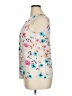 Rose & Thyme 100% Rayon Floral Ivory Sleeveless Blouse Size XL - photo 5