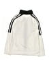 Adidas 100% Polyester White Track Jacket Size 6 - photo 2