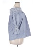 Joanna 100% Polyester Blue 3/4 Sleeve Blouse Size XL - photo 4
