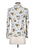 Blousology 100% Rayon Blue Long Sleeve Blouse Size S - photo 2