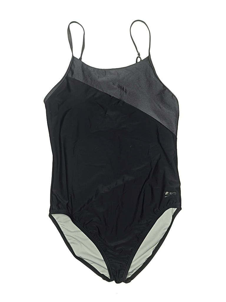 Pre-owned Speedo One Piece Swimsuit In Gray