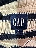 Gap 100% Cotton Stripes Ivory Turtleneck Sweater Size L - photo 7