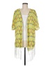 Fever 100% Polyester Yellow Cardigan Size M - photo 1