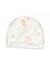 Monnalisa 100% Cotton Ivory White Beanie Size 1 mo - photo 2