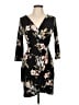 iris Floral Black Cocktail Dress Size L - photo 1