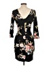 iris Floral Black Cocktail Dress Size L - photo 2