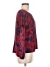 The Letter 100% Silk Red Blouse Size M - photo 4