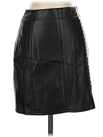 French Connection Faux Leather Skirt (view 1)