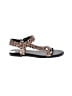 Sanctuary Animal Print Black Sandals Size 7 - photo 1