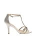 Nina 100% Leather Silver Gold Heels Size 10 - photo 1