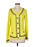 Michael Simon 100% Cotton Yellow Cardigan Size M - photo 1