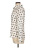 Freebird Print Ivory Long Sleeve Blouse Size L - photo 5