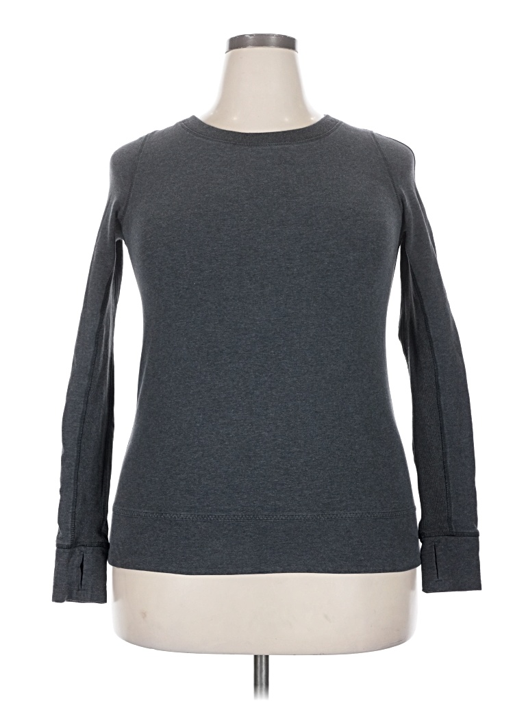 Pre-owned Lululemon Athletica Pullover Sweater In Gray