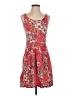 Faded Glory Floral Red Casual Dress Size S - photo 1