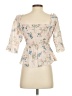 Saylor Ivory 3/4 Sleeve Blouse Size S - photo 2