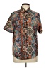 Unbranded Paisley Teal Short Sleeve Blouse Size L - photo 1