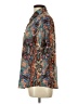Unbranded Paisley Teal Short Sleeve Blouse Size L - photo 5