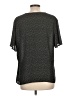 INC International Concepts 100% Polyester Gray Short Sleeve Blouse Size L - photo 2