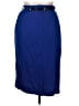 Russ Solid Blue Casual Skirt Size 16 - photo 2