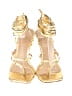Schutz Metallic Gold Sandals Size 6 - photo 2