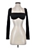 Princess Polly Black Long Sleeve Top Size 4 - photo 1