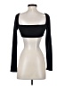 Princess Polly Black Long Sleeve Top Size 4 - photo 2
