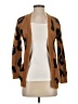 Design History 100% Nylon Animal Print Brown Cardigan Size S - photo 1
