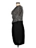 Le Chateau Paisley Gray Cocktail Dress Size L - photo 5