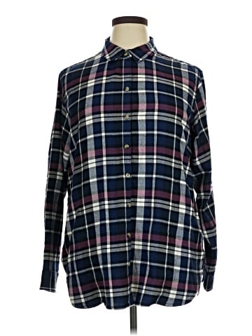 Jachs Girlfriend Long Sleeve Button-Down Shirt (view 1)
